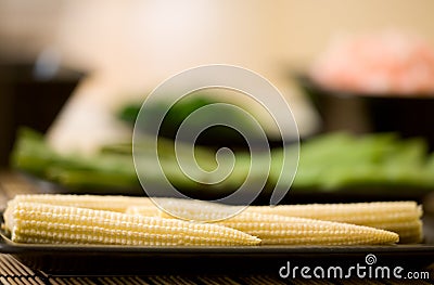 Baby corn Stock Photo