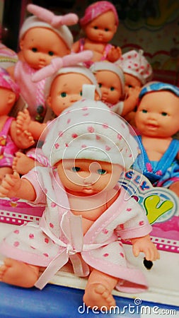 Baby dolls Stock Photo