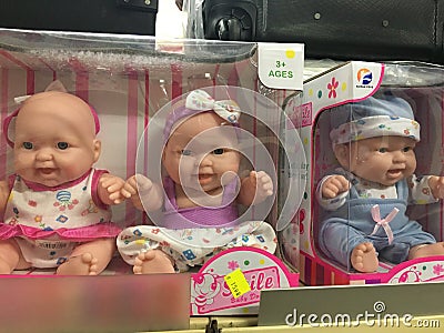 baby dolls Editorial Stock Photo