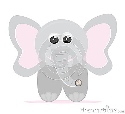 Baby elephant cartoon Stock Photo