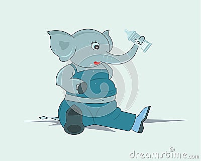 Baby elephant Stock Photo