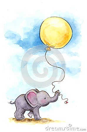 Baby Elephant Stock Photo