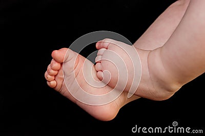 Baby feet Stock Photo