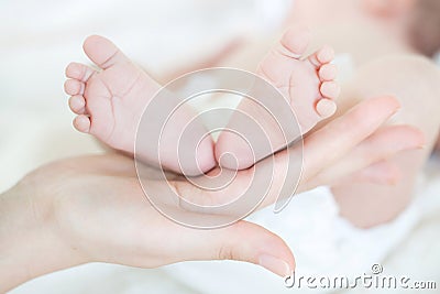 Baby feet Stock Photo