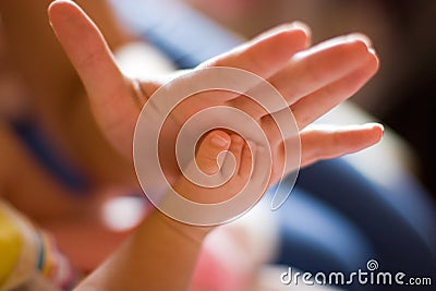 Baby foot Stock Photo