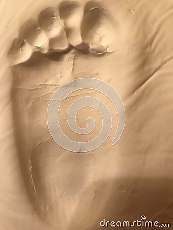 Baby foot Stock Photo