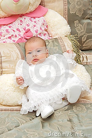 Baby girl Stock Photo