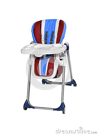 Baby High Chair Stock Photo