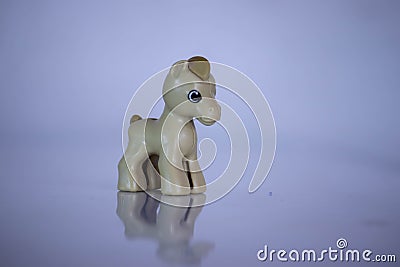 Baby horse, small toy for children Stock Photo