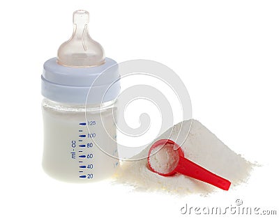 Baby milk Stock Photo