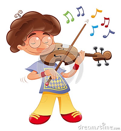 Baby musician Vector Illustration