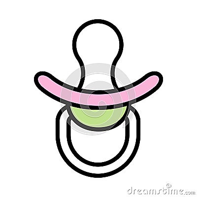 Baby Nipple icon Vector Illustration