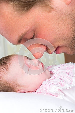 Baby nose Stock Photo