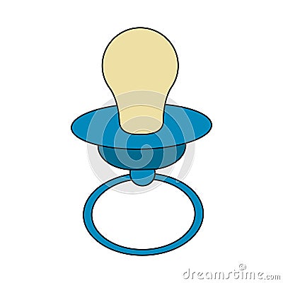 baby pacifier icon image Cartoon Illustration