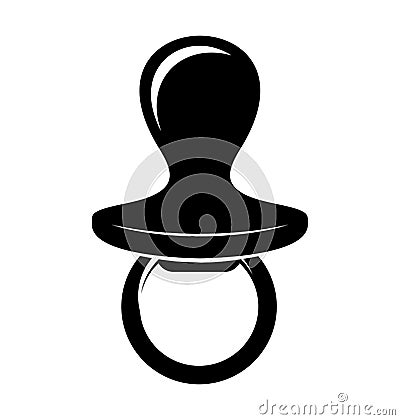 Baby Pacifier - Nipple Vector Illustration