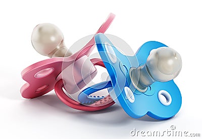 Baby pacifier Stock Photo