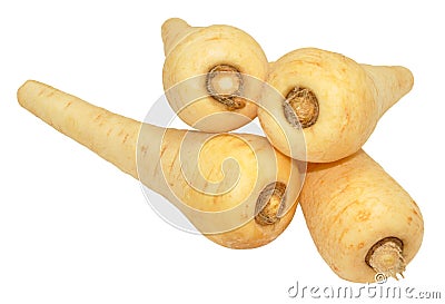 Baby Parsnips Stock Photo