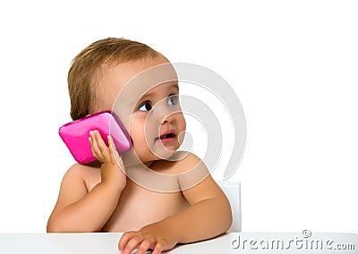 Baby phone Stock Photo