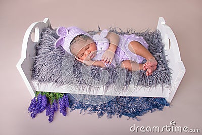 Baby photoshoot, sweet children, toys, newborn Stock Photo