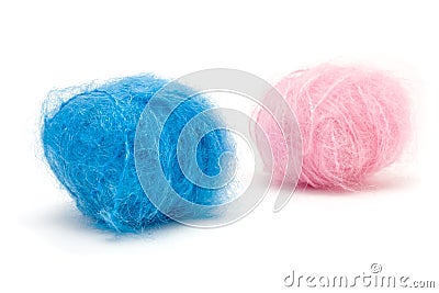 Baby Pink n Blue Stock Photo