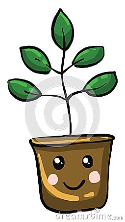 Baby plant, illustration, vector Vector Illustration