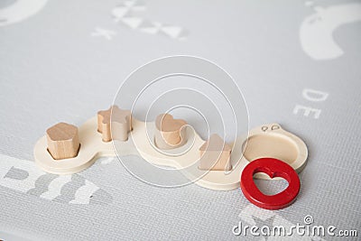 Baby puzzle toys Stock Photo