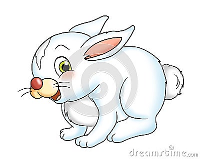 Baby rabbit Cartoon Illustration