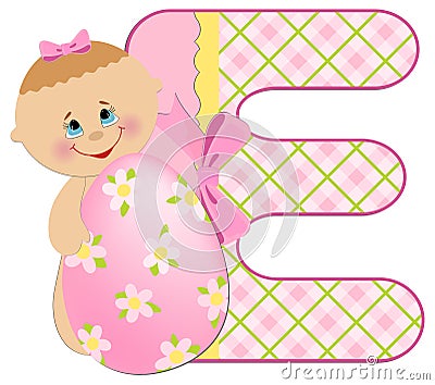 Baby's alphabet Vector Illustration
