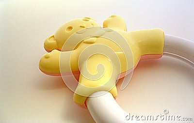 Baby's First Toy Stock Photo