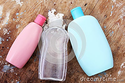 Baby shampoo bottle Stock Photo