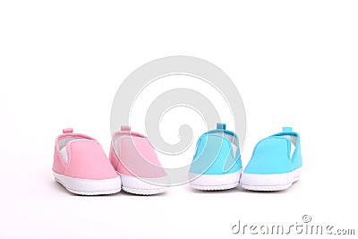 Baby shoes Stock Photo