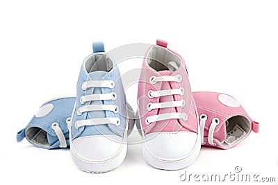 baby shoes Stock Photo