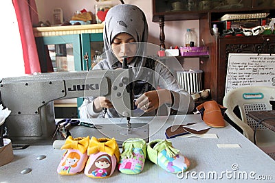 Baby shoes Editorial Stock Photo