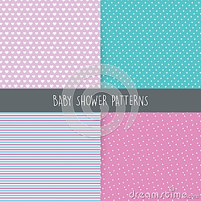 Baby Shower background Vector Illustration