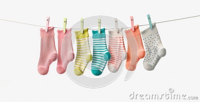 Baby shower concept illustration Stock Photo