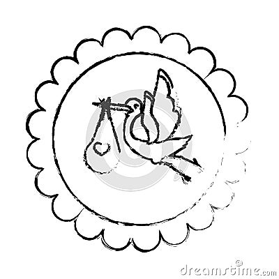 baby shower icon image Cartoon Illustration