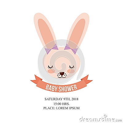 Baby shower related icons image Vector Illustration