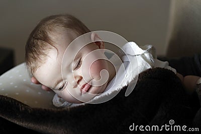 Baby sleeping Stock Photo