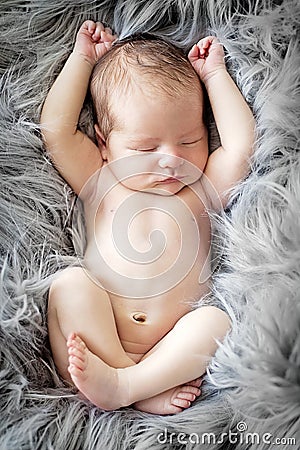 Baby sleeping Stock Photo