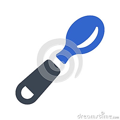 Baby spoon Icon Vector Illustration