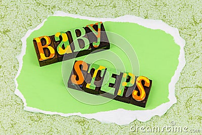 Baby steps move forward barefoot toddler walking Stock Photo