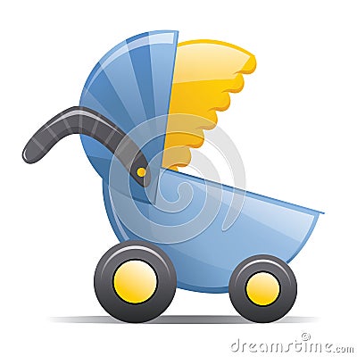 Baby Stroller Stock Photo