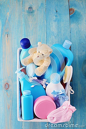 Baby supplies Stock Photo