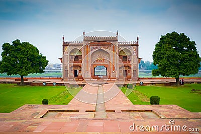 Baby Taj river gate Stock Photo