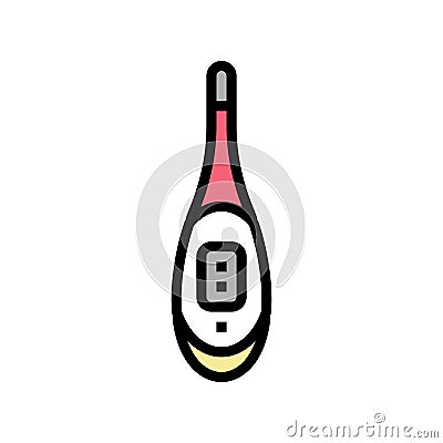 baby thermometer for infants color icon vector illustration Vector Illustration