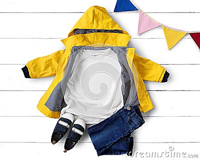 Baby Toddler Bella Canvas Mockup, Kids Boy Girl Cute T-Shirt Mockups Featuring Stock Photo