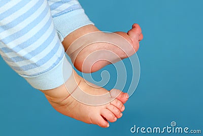 Baby toes Stock Photo