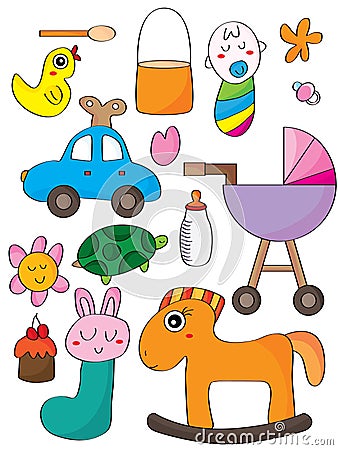 Baby toy Vector Illustration