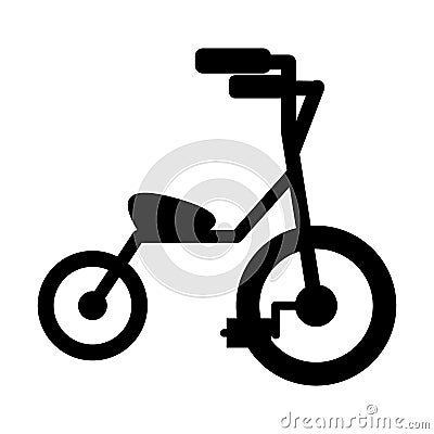 Baby tricycles simple icon Stock Photo