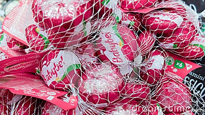 Babybel cheese at the supermarket of Sweden Editorial Stock Photo